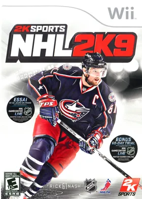 NHL 2K9 box cover front